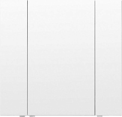 Aquanet Зеркальный шкаф Алвита New 90 белый матовый – фотография-2